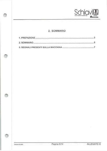 Used LIBRO CESOIA A GHIGLIOTTINA UDRAULICA SCHIAVI AG 3004