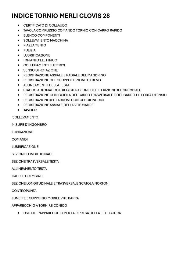 Usato LIBRO TORNIO MERLI CLOVIS