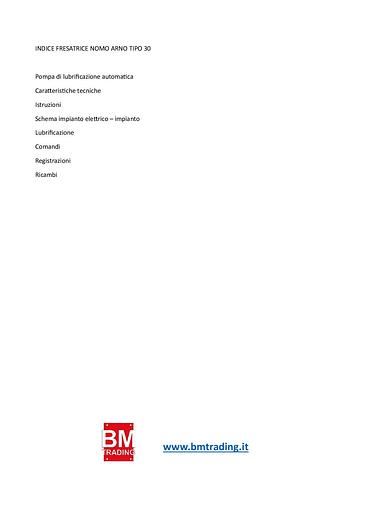 Used LIBRO FRESATRICE ARNO TIPO 30