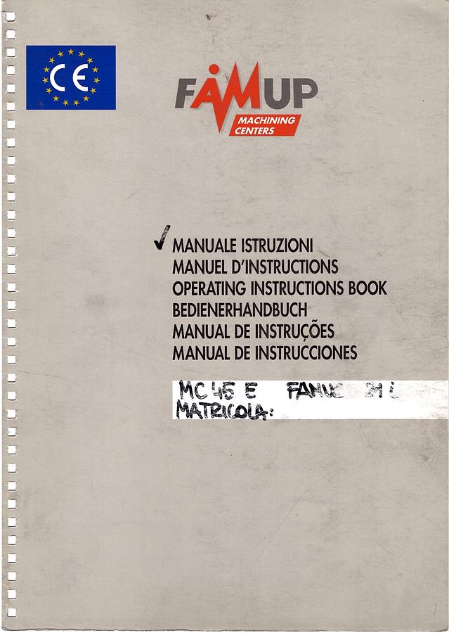 Usato LIBRO CENTRO DI LAVORO FAMUP