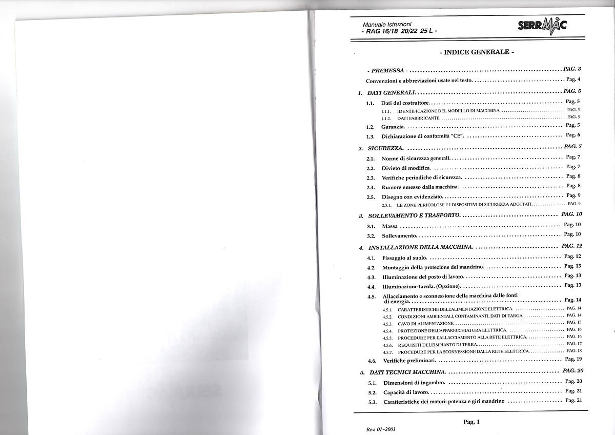 Usato LIBRO TRAPANO SERRMAC RAG