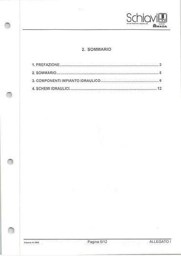 Used LIBRO CESOIA A GHIGLIOTTINA UDRAULICA SCHIAVI AG 3004