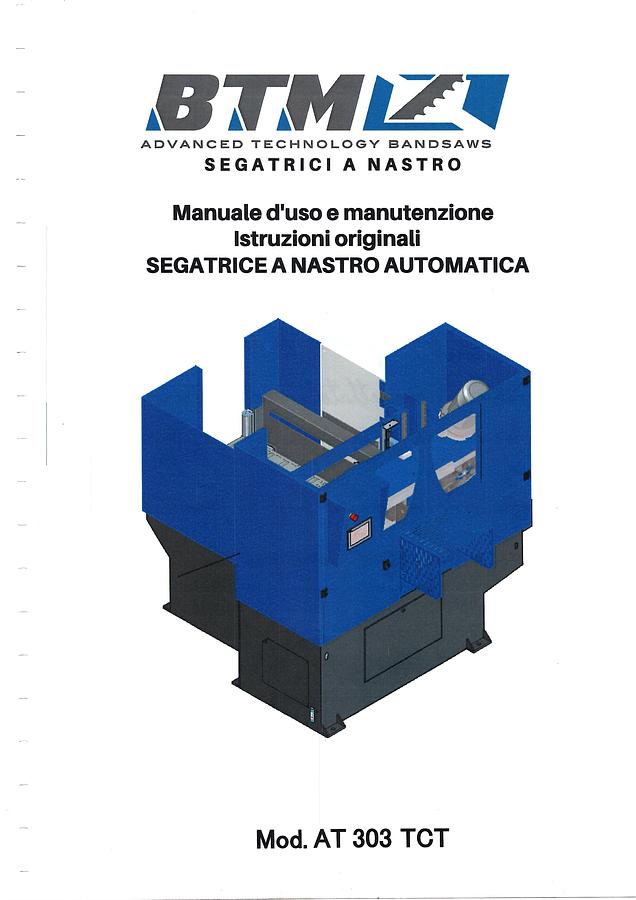 Usato LIBRO SEGATRICE A NASTRO AUTOMATICA BTM