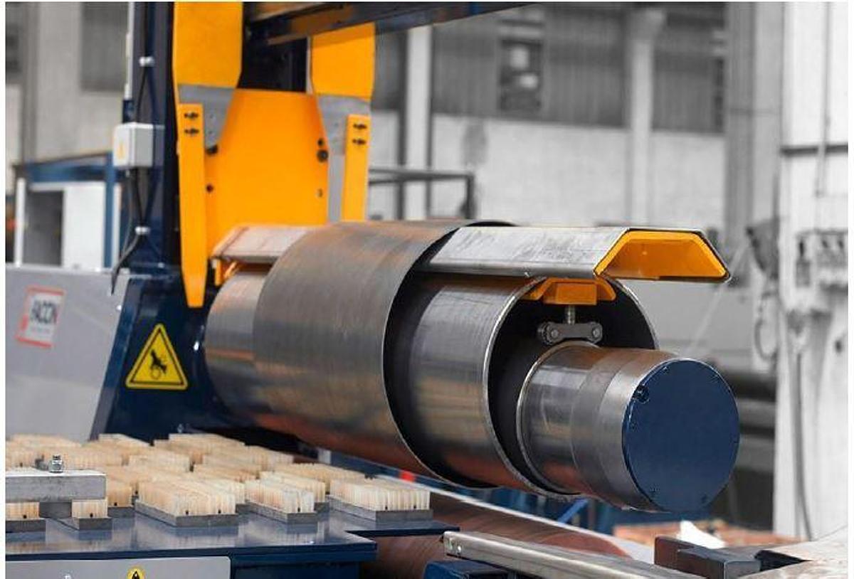 CALANDRA IDRAULICA AUTOMATICA A 2 RULLI 