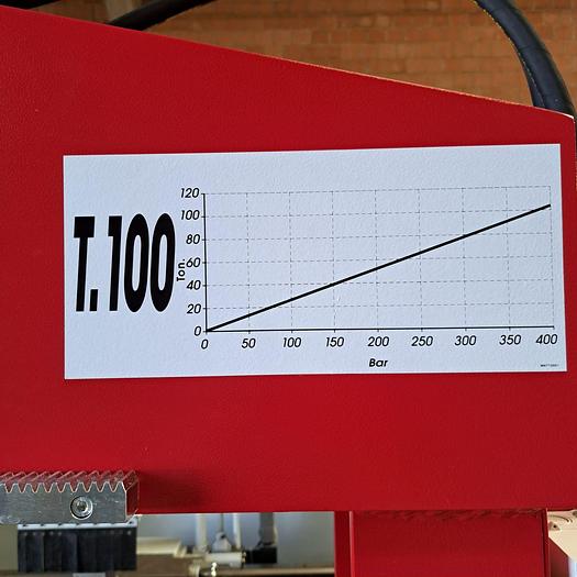 PRESSA IDRAULICA WERTHER 100 TON MOTORIZZATA