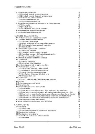 Usato STOZZATRICE CAMS SAC-SACTE
