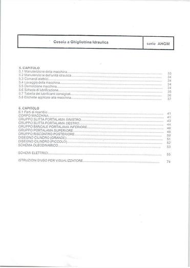 Usato LIBRO CESOIA GEKA AHGM 4000X10