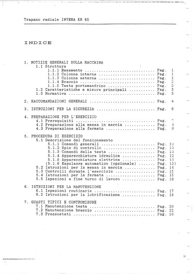 Usato LIBRO TRAPANO RADIALE CMR RIVADOSSI