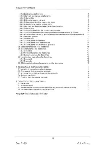 Usato STOZZATRICE CAMS SAC-SACTE