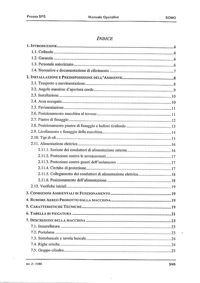Usato LIBRO PRESSA PIEGATRICE SOMO SPS