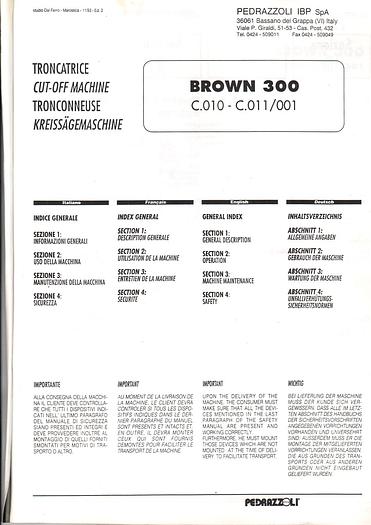 Usato SEGATRICE PEDRAZZOLI BROWN 300