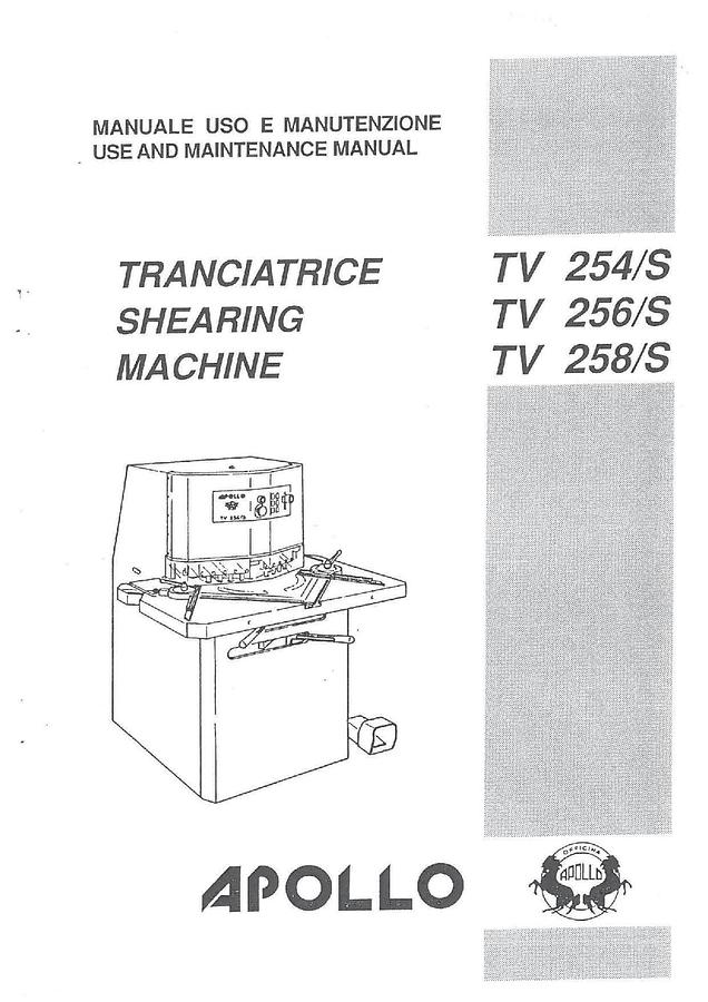 Usato SCANTONATRICE APOLLO TV