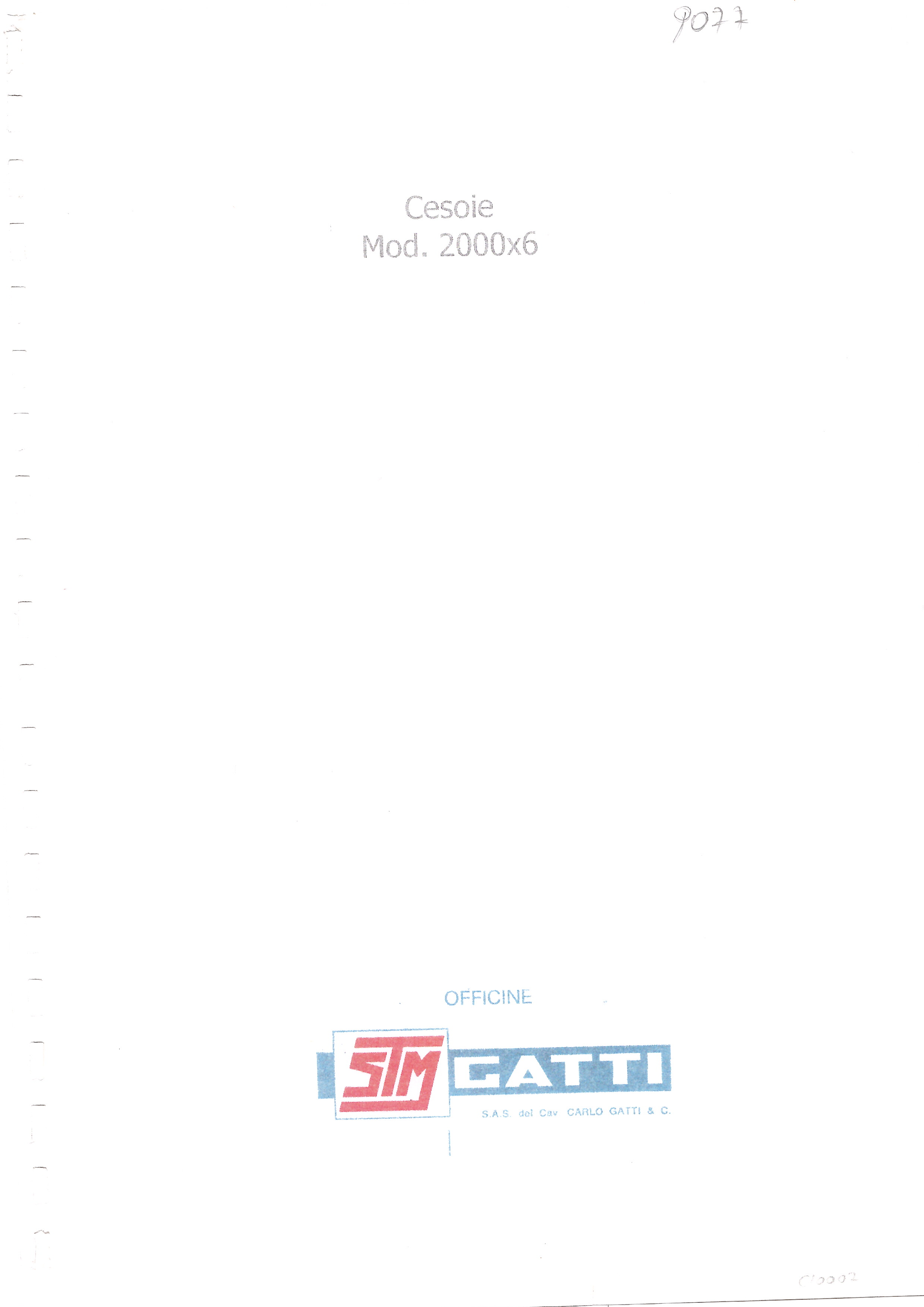 Usato LIBRO CESOIA A GHIGLIOTTINA GATTI