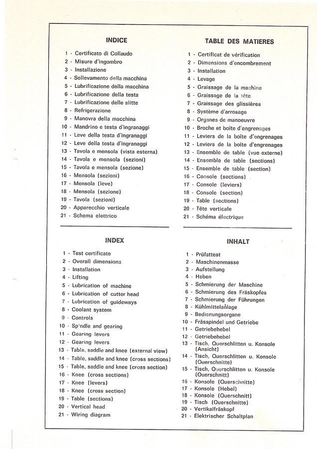 Usato LIBRO FRESATRICE DEBER FU