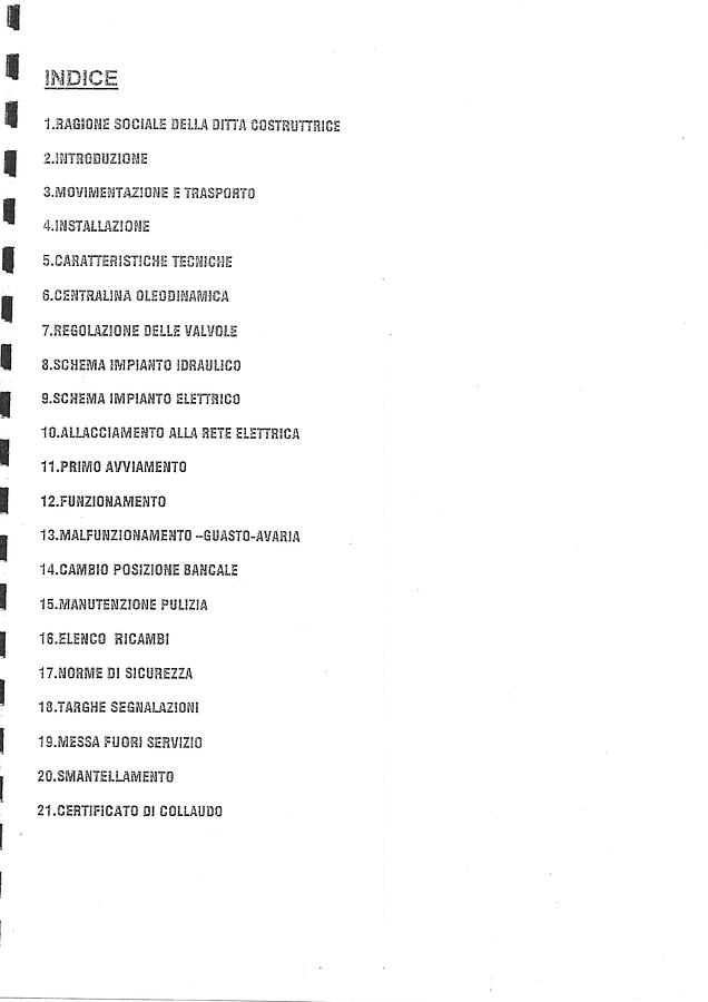 Usato LIBRO PRESSA IDRAULICA GMR