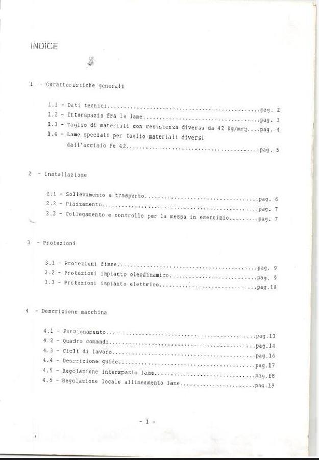 Usato LIBRO CESOIA A GHIGLIOTTINA OMAG