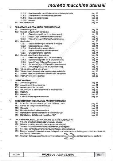 Usato LIBRO FRESATRICE PHOEBUS