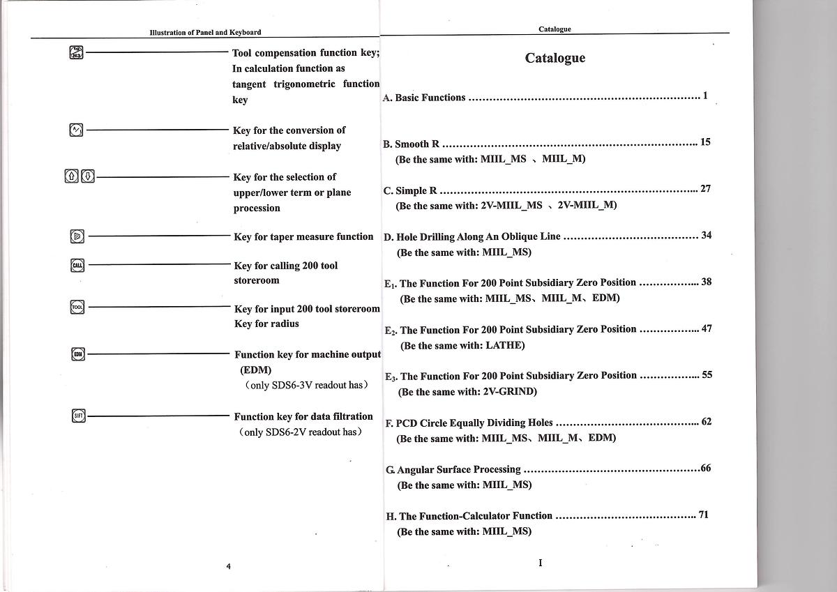 Usato LIBRO ISTRUZIONI VISUALIZZATORE DI QUOTE SINO SDS6