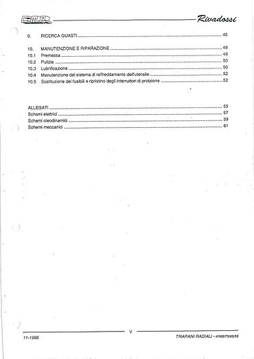 Used TRAPANO RADIALE RIVADOSSI