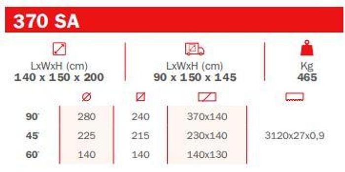 SEGATRICI A NASTRO BIANCO SEMIAUTOMATICHE