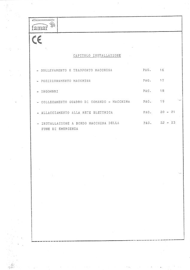 Usato LIBRO CALANDRA 3 RULLI FAMAR