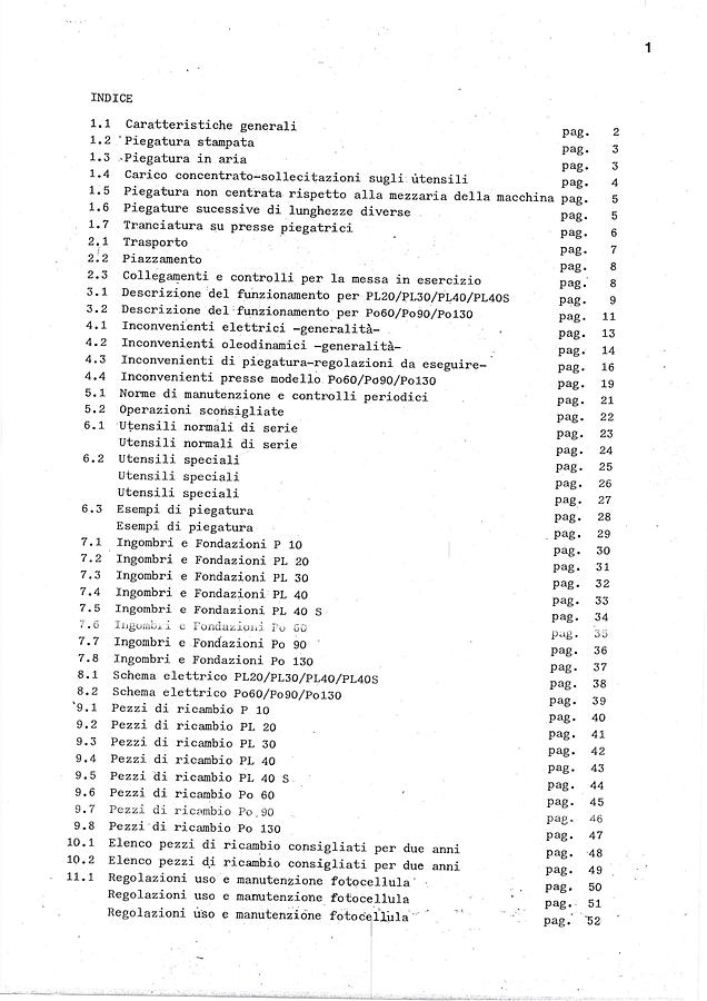 Usato LIBRO PIEGATRICE OMAG PI