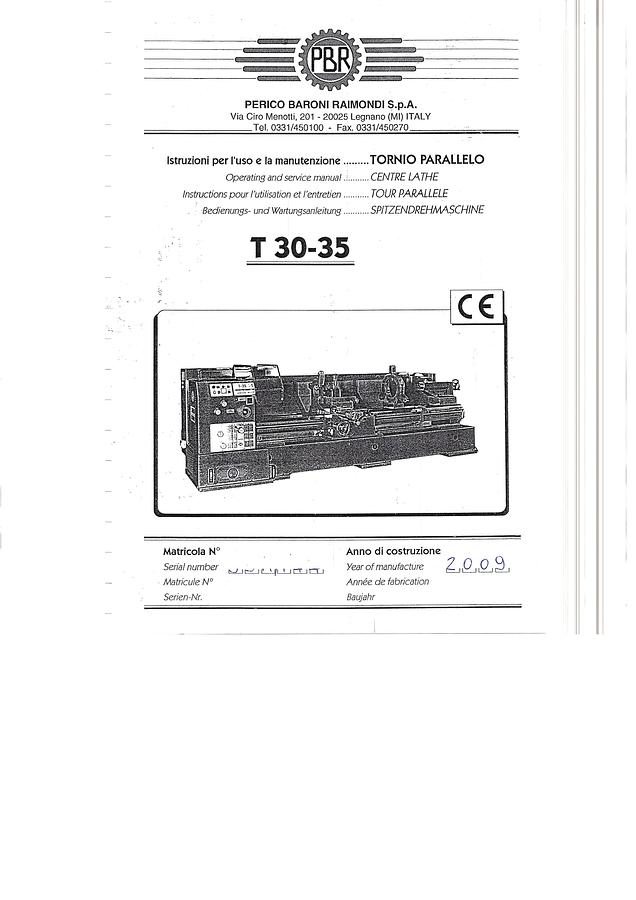 Usato LIBRO TORNIO PBR