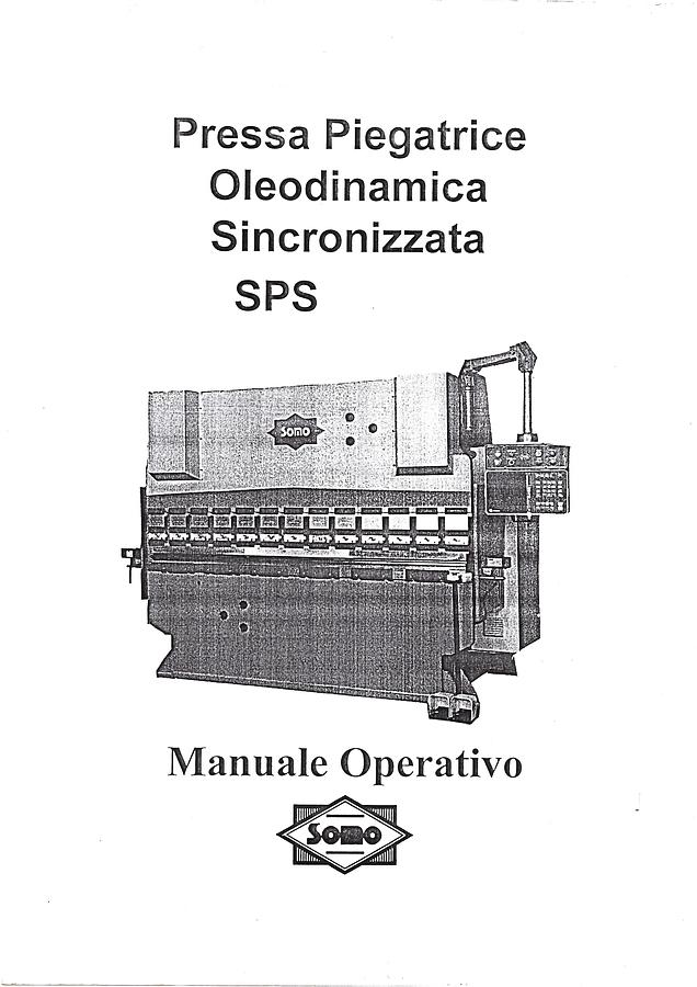 Usato LIBRO PRESSA PIEGATRICE SOMO SPS