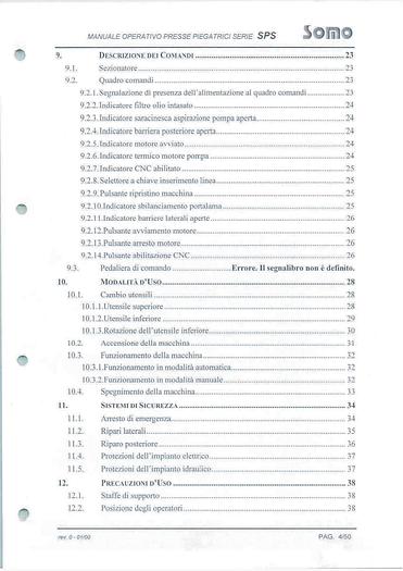 Usato LIBRO PIEGATRICE SOMO SPS 4000X100 Ton