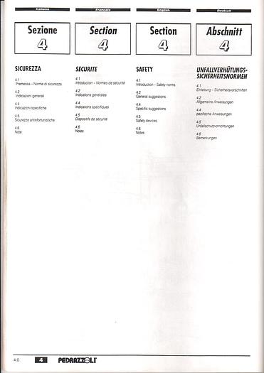 Usato SEGATRICE PEDRAZZOLI BROWN 300