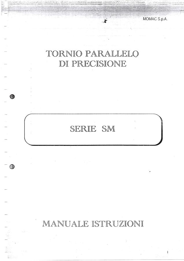 Usato LIBRO TORNIO PARALLELO MOMAC SM
