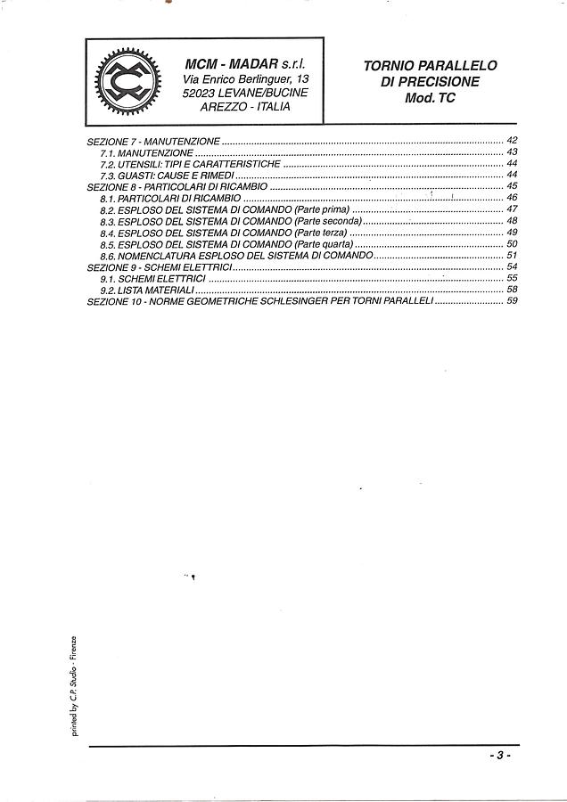 Usato LIBRO TORNIO PARALLELO MCM MADAR