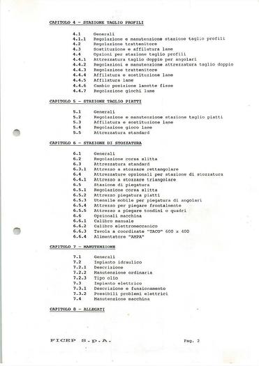 Usato LIBRO CESOIA UNIVERSALE FICEP UH 604