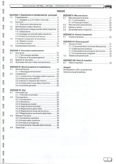 Usato CESOIA UNIVERSALE IMS HY55E