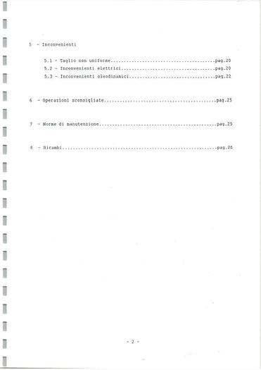 Usato LIBRO CESOIA IDRAULICA OMAG ES 3050X8mm 