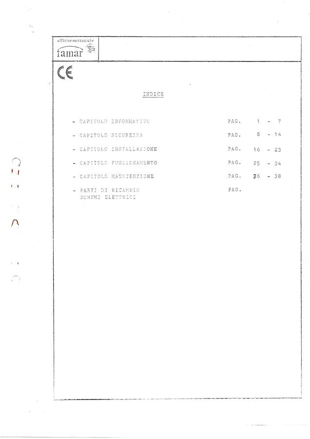 Usato LIBRO CALANDRA 3 RULLI FAMAR