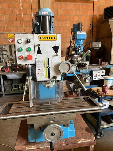 Usato TRAPANO FRESA FERVI DA BANCO AD INGRANAGGI