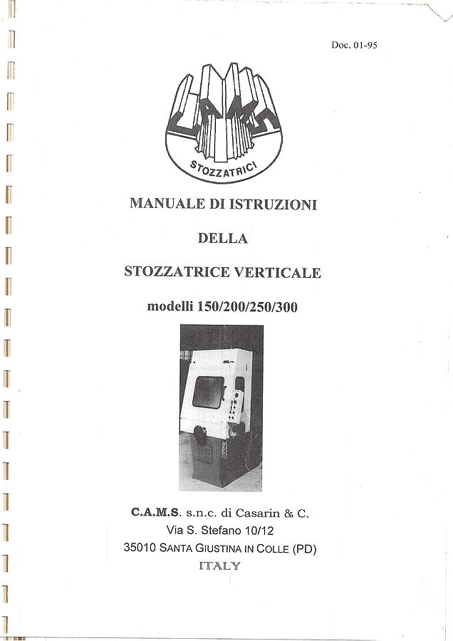Usato STOZZATRICE CAMS 