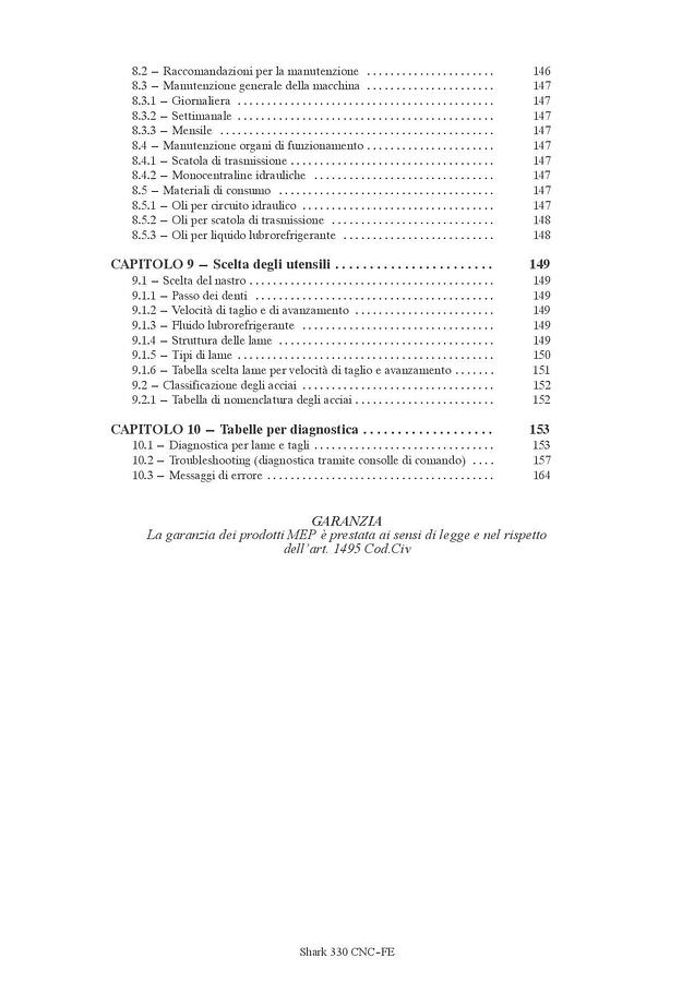 Usato LIBRO SEGATRICE MEP SHARK CNC 330 FE