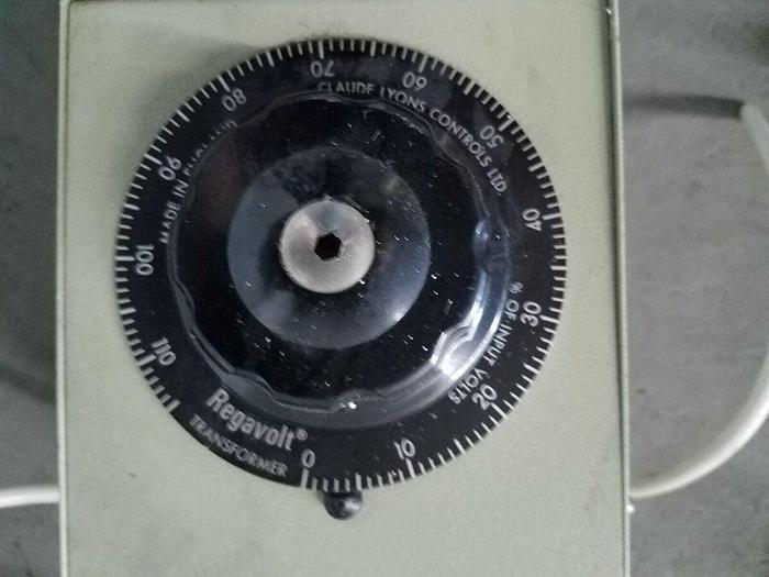 Used Claude Lyons Controls Regavolt Transformer Rheostat mounted in box FREE SHIPPING