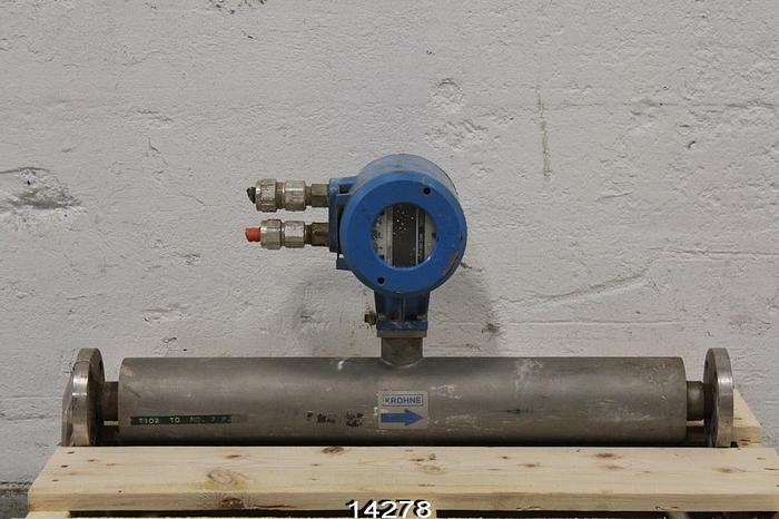 Used Krohne MFM4085-100G Magnetic Flow Meter #14278