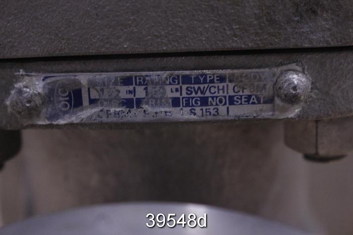 Used Oic 1.5" Swing Check Valve #39548