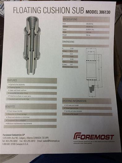 Used 0 Foremost Barber 306130
