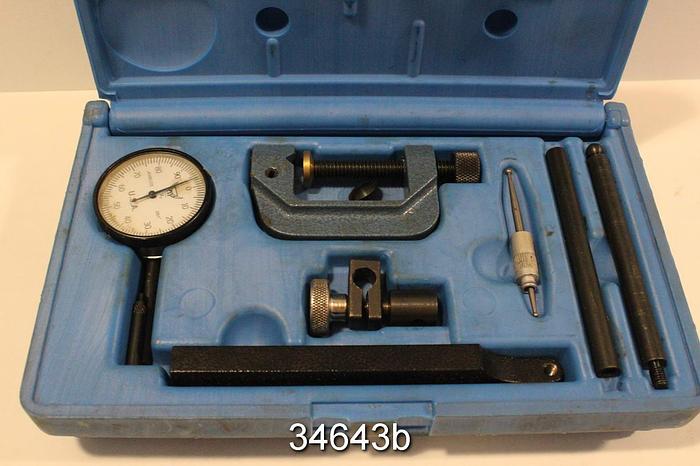 Used PEC Universal Test Dial Indicator Kit, P135-K #34643