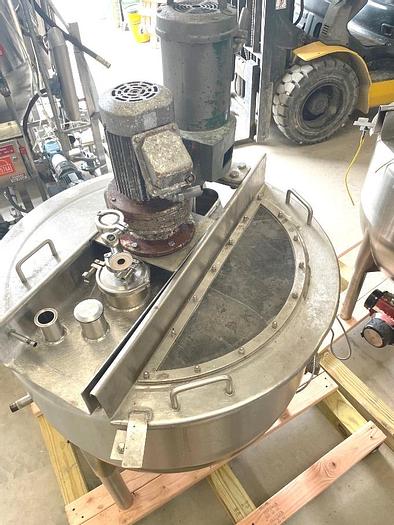 Used 60 GALLON LEE DOUBLE MOTION AGITATED KETTLE - S/S - JACKETED