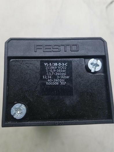 Used Festo VL-5/3B-D-3-C Puematic Valve - USED