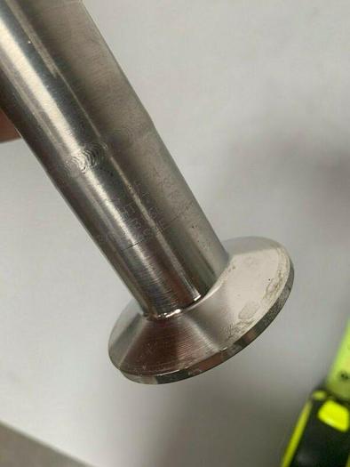Used Stainless Steel 316L 6.5" Pipe w/ 2" Sanitary Fittings