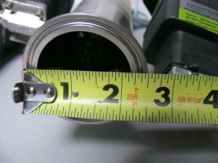 Used 3 ITT Pure-Flo 90PSI Diaphragm Valve Actuators + Westlock Valve Position Monitor