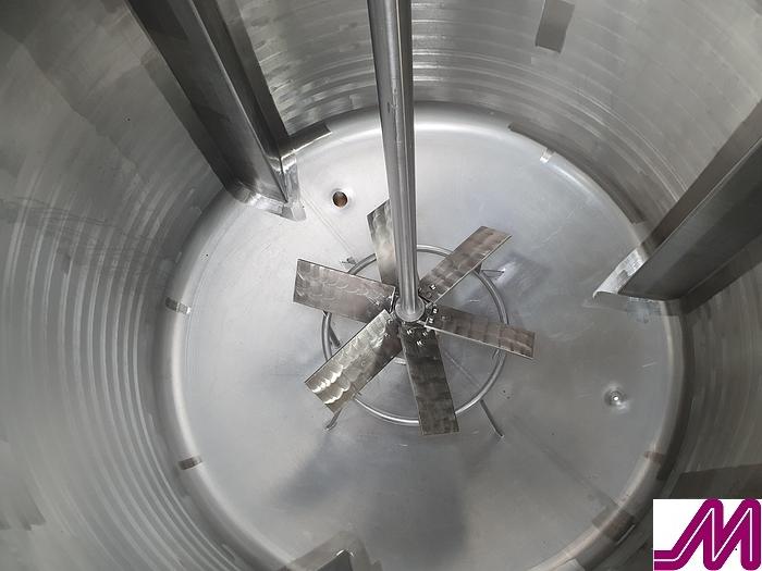 Used Briggs 10,000 Litre Stainless Steel Jacketed & Insulated Mixing Tank