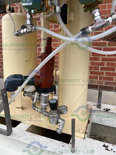 Used Ross  PVM 40 Stainless Steel Triple Shaft Mixer w/ Two 40 Gallon Tanks